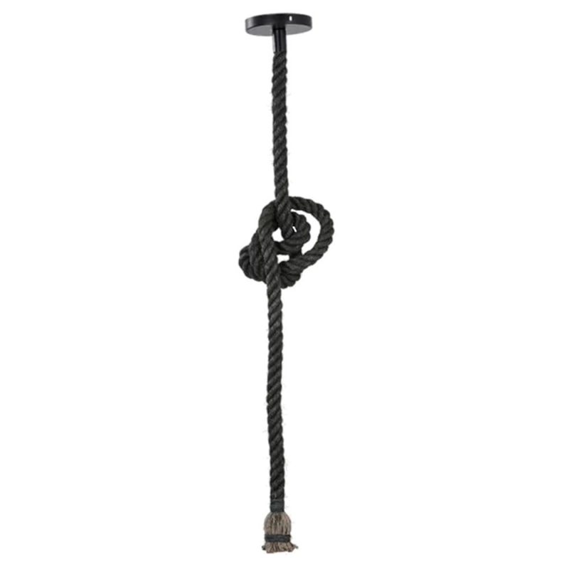 Pendente Corda Chumbo Com 1.80M 1 Lâmpada E27 Mb Iluminação
