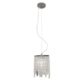 Pendente Cristal Redondo 18cm Eletrorastro Pendente Cristal Redondo 18cm Eletrorastro