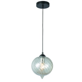 Pendente Cúpula de Vidro D180 Champagne Eletrorastro Pendente Cúpula de Vidro D180 Champagne Eletrorastro