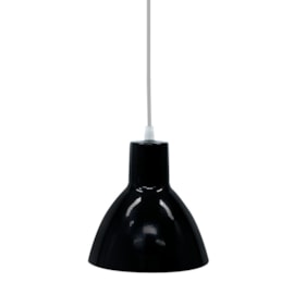 Pendente Design Preto 1 Lâmpada E27 Td-622/1 Taschibra