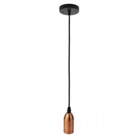 Pendente Dot Metal Vintage Longo Cobre Taschibra Pendente Dot Metal Vintage Longo Cobre Taschibra