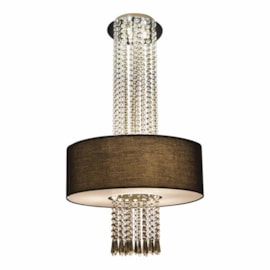 Pendente Flow Preto 3 Lâmpadas E27 e 4 Lâmpadas G9 Startec Pendente Flow Preto 3 Lâmpadas E27 e 4 Lâmpadas G9 Startec