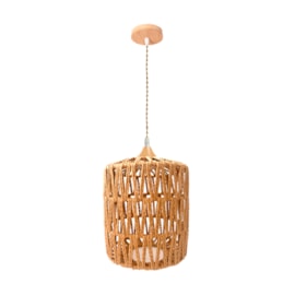 Pendente Gili Sisal Bege 17cm 1 Lâmpada E27 GMH