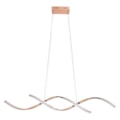 Pendente Led 35W 3000K 2450LM Rose Gold 110CM Bivolt Nitrolux