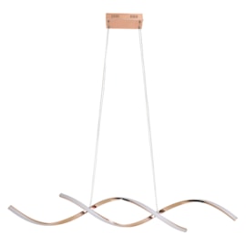 Pendente Led 35W 3000K 2450LM Rose Gold 110CM Bivolt Nitrolux