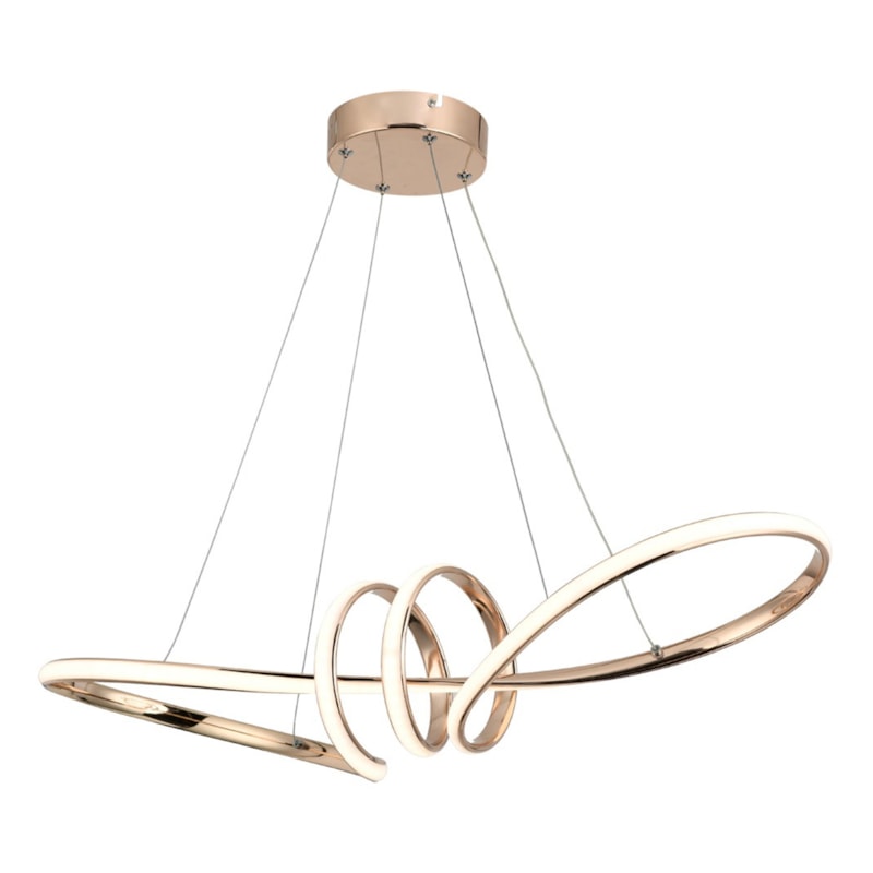 Pendente Led 45W 3000K Branco Quente 4000K Branco Neutro e 6000K Branco Frio 3150 Lumens Dourado Bivolt Nitrolux