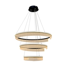 Pendente Led Acr-301P 135W 3000K 9450Lm Preto Bivolt Nitrolux