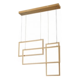 Pendente LED Arietes 98W 3000K Branco Quente 7840Lm Dourado Bivolt PL-9713 Astraled