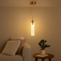 Pendente Led Blond 3W 3000K Ou 4000K Ou 6500K 210Lm Dourado Bivolt Eletrorastro