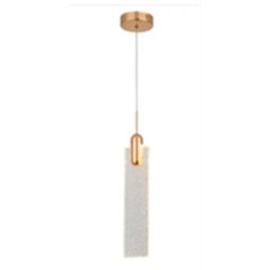 Pendente Led Blond 3W 3000K Ou 4000K Ou 6500K 210Lm Dourado Bivolt Eletrorastro
