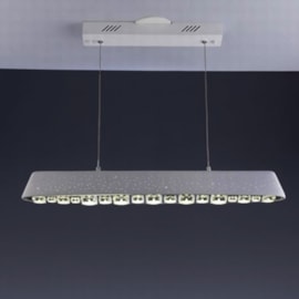 Pendente LED Brilliance 19,2W Branco Luz Amarela Bivolt Bronzearte Pendente LED Brilliance 19,2W Branco Luz Amarela Bivolt Bronzearte