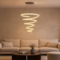 Pendente Led Cristal 286W 3000K Eletrorastro