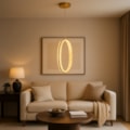 Pendente Led Florenca 45W 200Lm Dourado Bivolt Eletrorastro