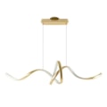 Pendente Led Lace 36W 3000K 1500Lm Dourado Studioluce