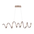 Pendente Led Lp-028N 42W 3000K 2940Lm Niquel 100Cm Bivolt Nitrolux