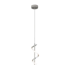 Pendente Led Lp-601N 10W 3000K ou 4000K ou 6000K 700Lm Prata Bivolt Nitrolux