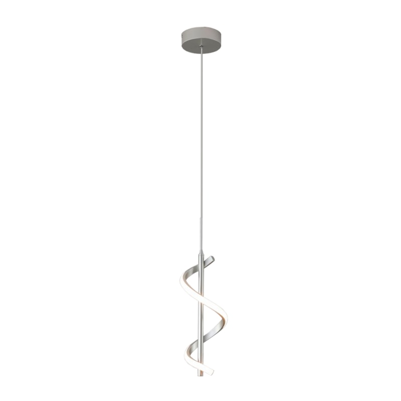 Pendente Led Lp-601N 10W 3000K ou 4000K ou 6000K 700Lm Prata Bivolt Nitrolux
