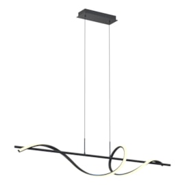 Pendente Led Madeleine 30W 4000K 1800LM Preto Bivolt Eletrorastro