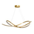 Pendente Led Momento 35W 3000K 2800Lm Dourado 70cm Bivolt GMH