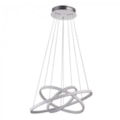 Pendente Led Montreal 3 Arcos Branco 89w Branco Quente Casual Light