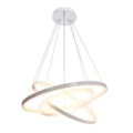 Pendente Led Montreal 3 Arcos Branco 89w Branco Quente Casual Light