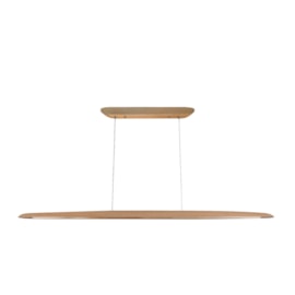 Pendente Led Naturale 20W 3000K 1400Lm Madeira Bivolt Nitrolux