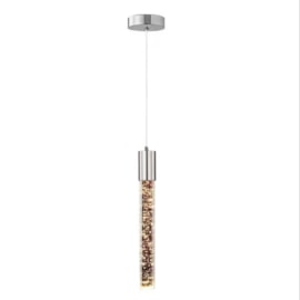 Pendente LED Nix 3W 3000K 180Lm Cromado Com Cristal Bivoltolt P-NIX-CHROME Gmh