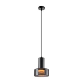 Pendente Led Onyx 4,8W 3000K 410Lm Preto 13Cm Bivolt Nitrolux