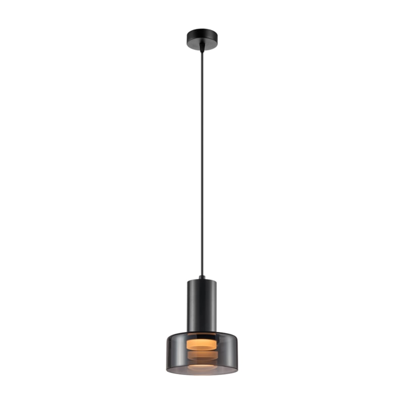 Pendente Led Onyx 4,8W 3000K 410Lm Preto 13Cm Bivolt Nitrolux