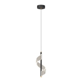 Pendente LED Venezza 7W 3000K  300Lm Preto Bivoltolt  Eletrorastro