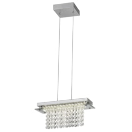 Pendente LED Versalhes Retangular 30cm Transparente 12W Luz Neutra Bivolt Quality Pendente LED Versalhes Retangular 30cm Transparente 12W Luz Neutra Bivolt Quality