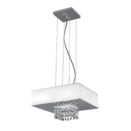 Pendente LED Vision Branco 20W Luz Branca 127V Bronzearte Pendente LED Vision Branco 20W Luz Branca 127V Bronzearte