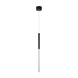 Pendente Led Wizard-001P 10W 3000K 700Lm Natural Preto 60Cm Nitrolux
