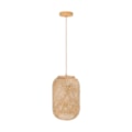 Pendente Lpb-002 Bambu Branco 19Cm 1 Lâmpada E27 Nitrolux
