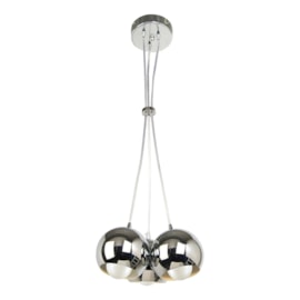 Pendente Orbit 3 Lâmpadas Cromado Startec Pendente Orbit 3 Lâmpadas Cromado Startec