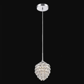 Pendente PE-030 Cristal Transparente Mais Luz Pendente PE-030 Cristal Transparente Mais Luz