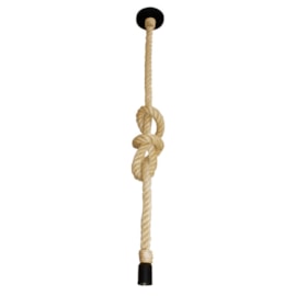 Pendente Sisal Preto Metaldomado Pendente Sisal Preto Metaldomado