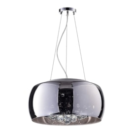 Pendente Soho 50cm Cromado Bella Pendente Soho 50cm Cromado Bella