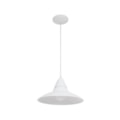 Pendente Space Branco 1 Lâmpada E27 Baxton
