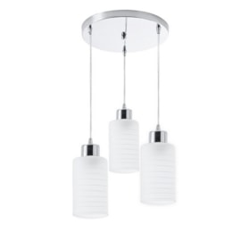 Pendente Track 3 Lâmpadas Branco Startec Pendente Track 3 Lâmpadas Branco Startec