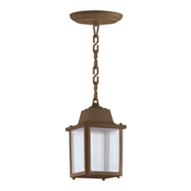 Pendente Vintage Externo Marrom 1 Lâmpada E27 Dital