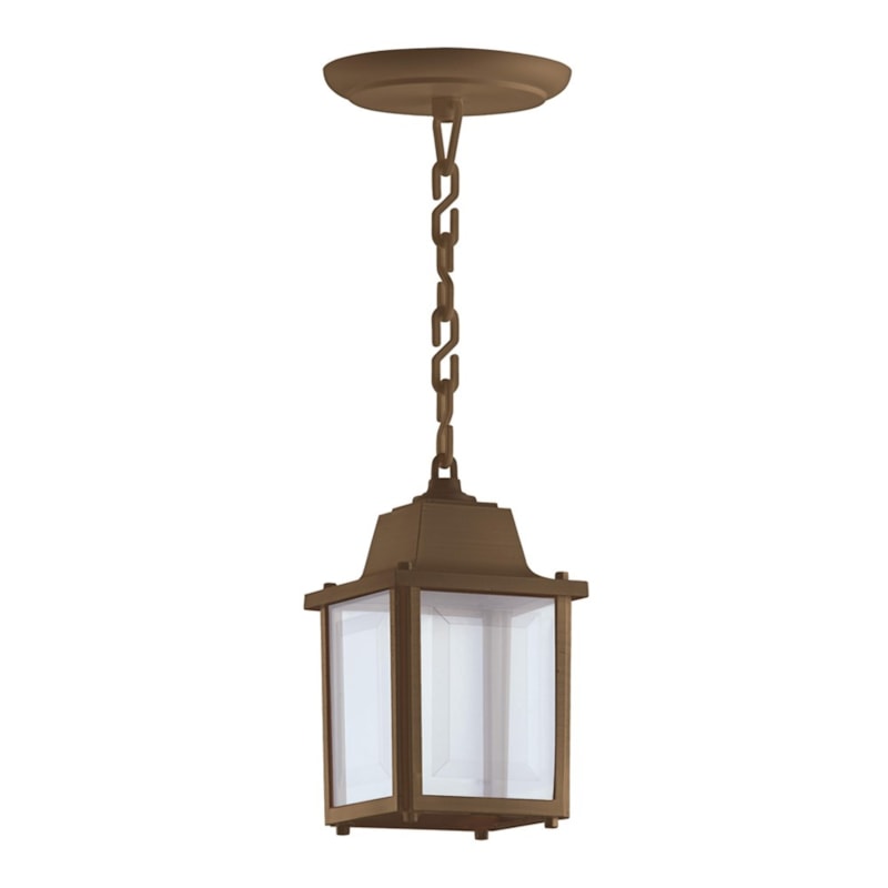 Pendente Vintage Externo Marrom 1 Lâmpada E27 Dital