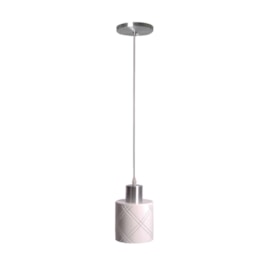 Pendente Xadrez Pequeno Branco Avant Pendente Xadrez Pequeno Branco Avant
