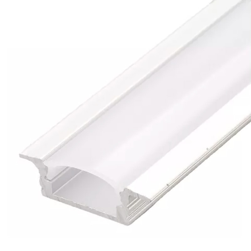 Perfil Embutir 2M Branco Linyi 34x17MM Para Gesso Usina