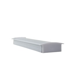 Perfil Embutir 3,0m Branco 2,3cm x 1,0cm Sem Fita LA-8326 Ledart