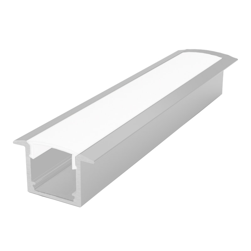 Perfil Embutir 3 Metros Branco 15mm x 17mm Pfe-03 para Gesso Eletrorastro