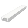 Perfil Sobrepor 3,0m Branco 7mm x 17mm Sem Fita PFS-02 Eletrorastro