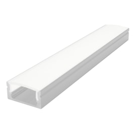 Perfil Sobrepor 3,0m Branco 7mm x 17mm Sem Fita PFS-02 Eletrorastro