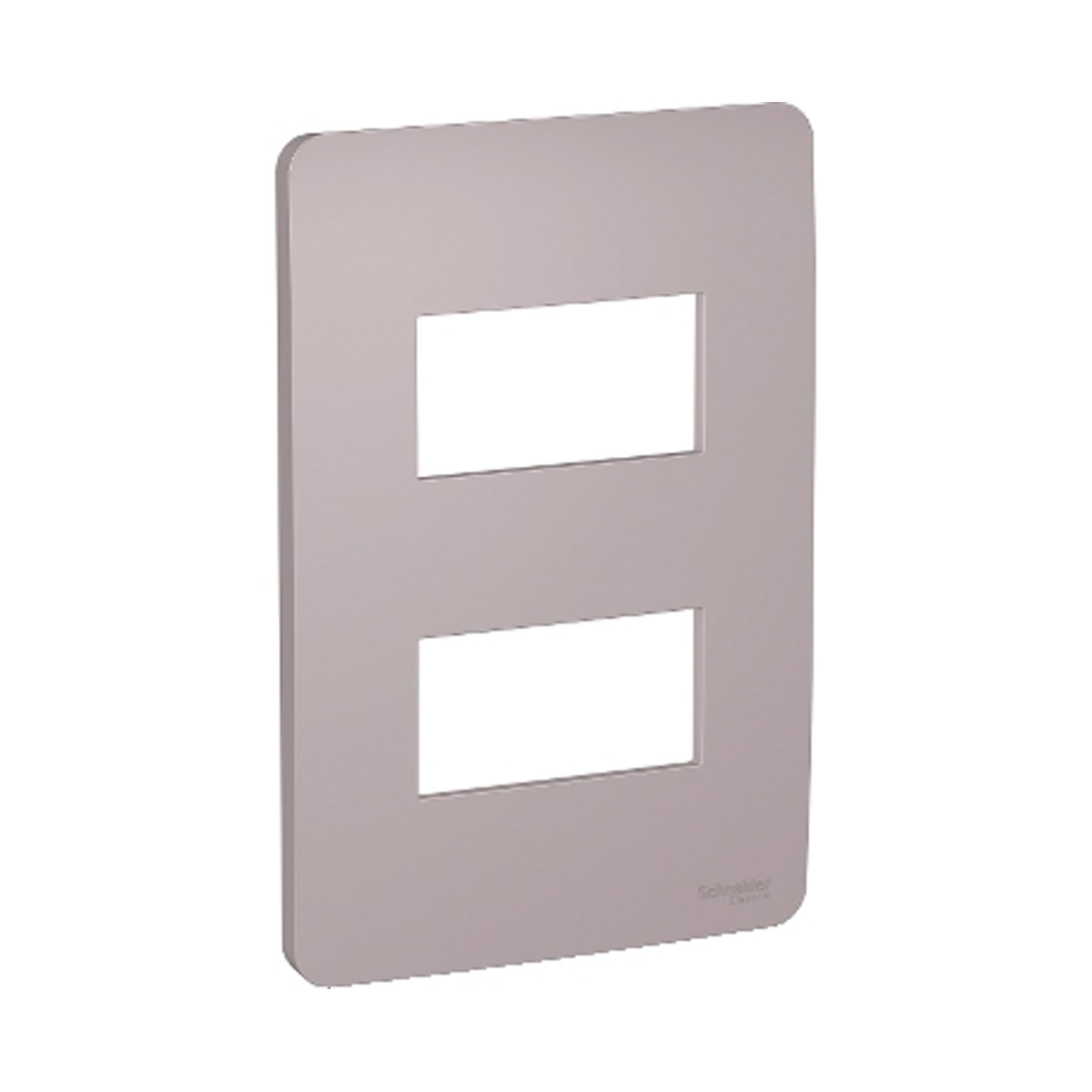 Placa 4x2 2 Módulos Axis Grey Orion Schneider