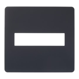 Placa 4x4 2 Módulos Stellar Black Orion Schneider Placa 4x4 2 Módulos Stellar Black Orion Schneider